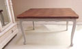 OLD FRENCH DRAW LEAF DINING TABLE